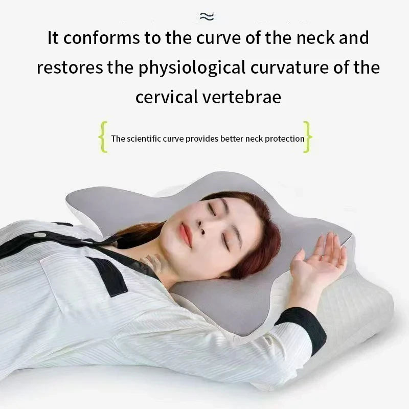 Cervical Memory Foam Butterfly Pillow